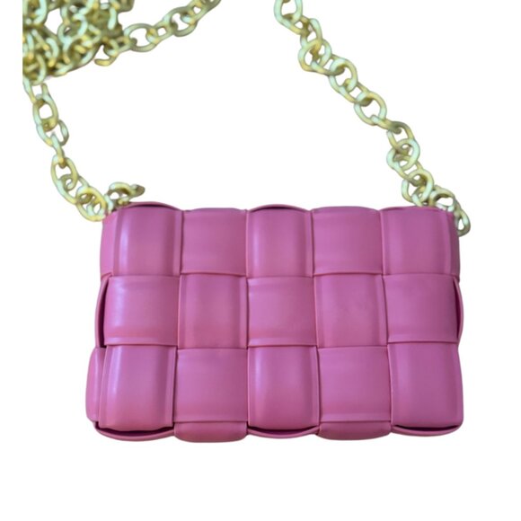 Vegan Leather Braided Bag - Picture 2 of 3